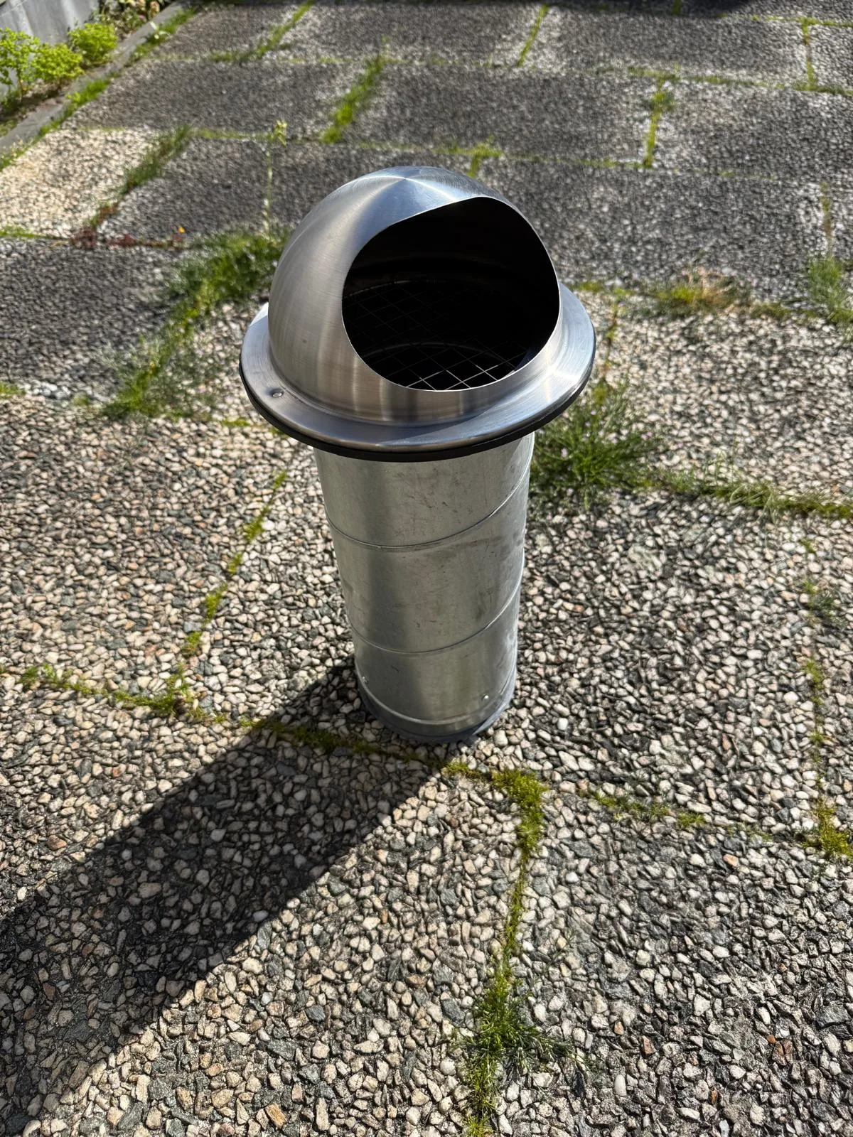 Afzuigkap doorvoer Nederweert -- 160mm kernboring klaar voor montage