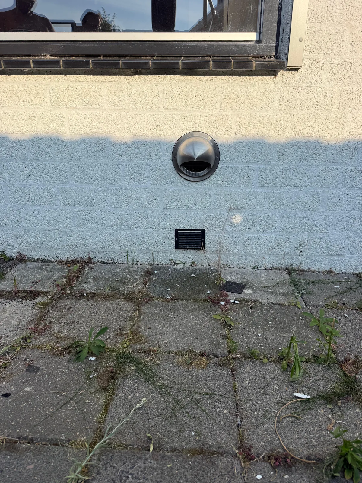 Airco doorvoer Reusel - nette afwerking