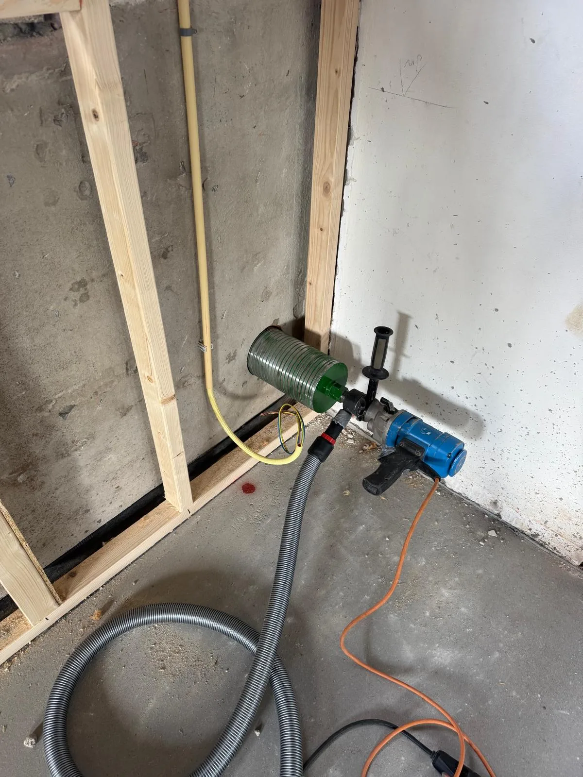 Bora boring 180mm kernboor boort gat voor Bora afzuiging muurdoorvoer